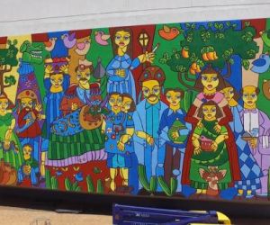 Restauração de painel do artista plástico Nonato Oliveira no Centro de Convenções é concluída
