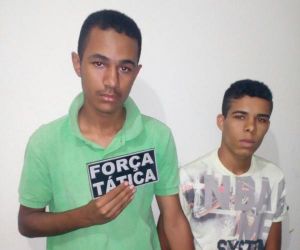 Motopatrulhamento da Força Tática prende acusados de roubar estudante em Floriano