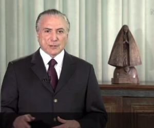 No Dia da Padroeira, Temer pede "fé e esperança"