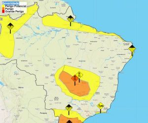 Inmet emite alerta de chuvas intensas no Norte e Litoral do Piauí