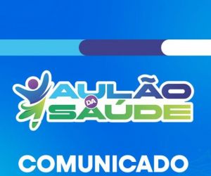 Adiamento do Aulão da Saúde: Secretaria Municipal de Saúde lamenta falecimento de servidora