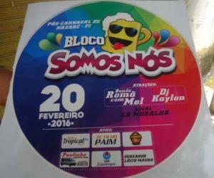 Bloco Somos Nós realizará pós-carnaval em Nazaré do Piauí