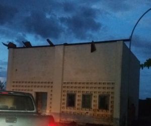 Vendaval provoca danos à estação de captação de água da Agespisa