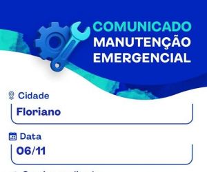 Águas do Piauí informa interrupção temporária no abastecimento do bairro Cajueiro em Floriano