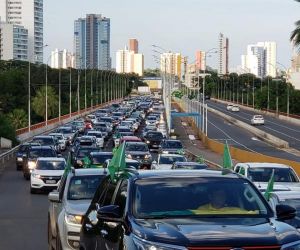 Teresina registra protesto a favor do governo Bolsonaro