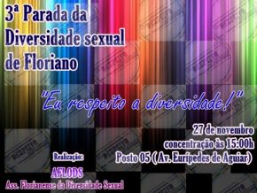 Neste final de semana acontece a parada da Diversidade em Floriano