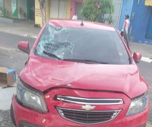 Motociclista é atingido por carro roubado durante perseguição policial em Floriano