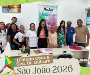 ASQUAJUF se reúne com secretária de Cultura para discutir organização do São João de Floriano 2026
