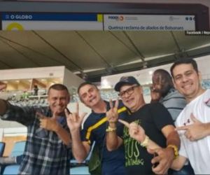 Após longo silêncio, Fabrício Queiroz publica foto com Jair Bolsonaro e assessores