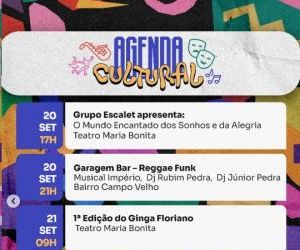 Floriano se prepara para um fim de semana repleto de música, alegria e cultura!