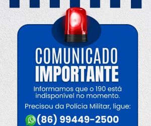 Polícia Militar orienta população a utilizar canais alternativos para emergências