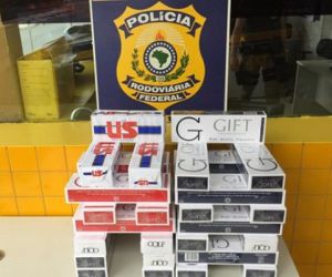 Polícia Rodoviária Federal apreende cigarros paraguaios em Floriano