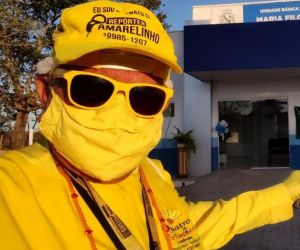 Repórter Amarelinho testa positivo para Covid-19 pela segunda vez