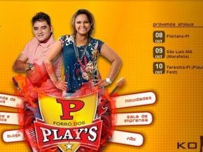 Esta chegando a hora, é nessa Sexta, dia 08, Festa com Forró dos Plays