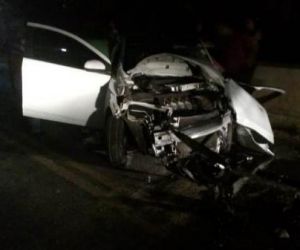 Motorista fica preso à ferragens em acidente em Floriano