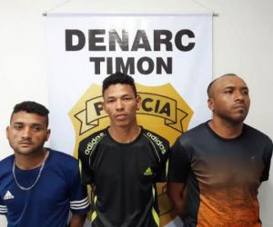 Denarc/Timon prende 3 acusados de tráfico na Rua do Papôco
