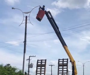 Prefeitura de Barão de Grajaú realiza manutenção e reparos na iluminação pública do município