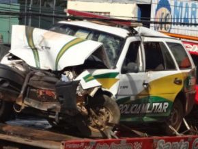 Acidente envolvendo viatura policial na zona rural de Floriano deixa 4 feridos e um morto