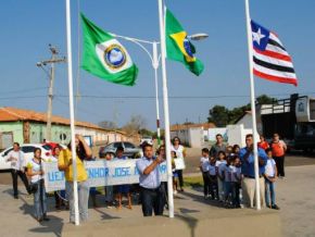 Solenidade na Praça Santo Antônio marca abertura da Semana da Pátria em Barão de Grajaú