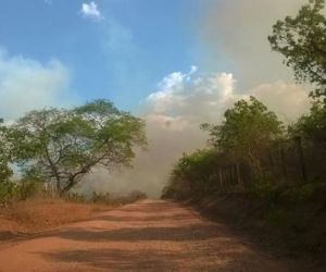 Incêndio atinge propriedades e assusta moradores de Nazária