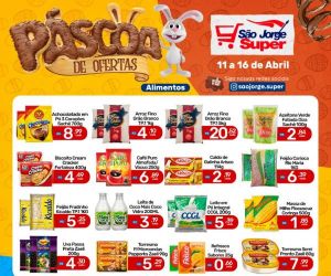 Venha aproveitar a Páscoa de Ofertas do São Jorge Super