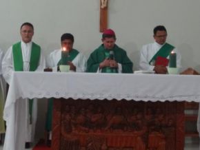 Missa marca posse do novo pároco da Paróquia Santo Antônio, em Barão de Grajaú