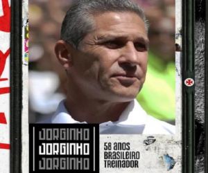 Jorginho é anunciado como técnico do Vasco para reta final da Série B