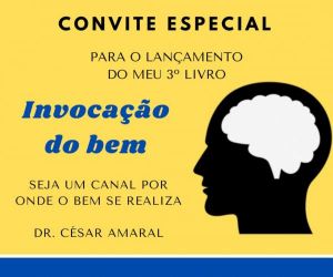 Médico florianense lança seu 3º livro intitulado como "Invocação do bem"