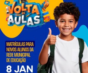 Período de matrículas na rede municipal de educação inicia em Floriano