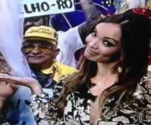 Repórter Amarelinho apareceu na fila de candidatos do quadro "Tem Gente Atrás"
