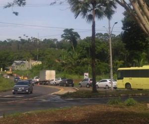 Acostamento da BR 343 sofre erosão e PRF faz novo alerta de rompimento