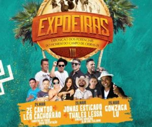 Expoeiras começa com exposições, palestras, leilão e shows musicais