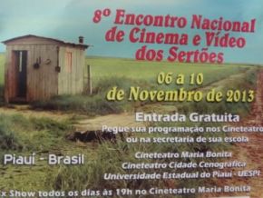 Floriano sediará 8º Encontro Nacional de Cinema e Vídeo dos Sertões de 6 a 10 de novembro