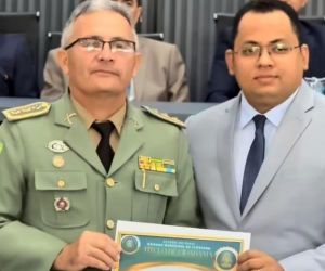 Tenente-Coronel Gilson Leite recebe Título de Cidadão Florianense em solenidade na Câmara Municipal