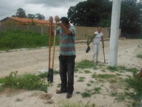 Alunos plantam árvores em homenagem ao aniversário de Barão de Grajaú
