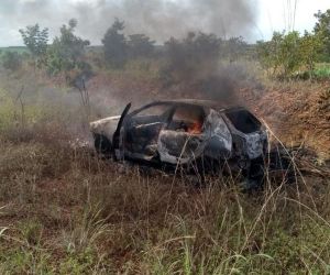 Motorista morre carbonizado em acidente com carreta na BR-020