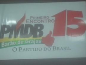 Encontro do PMDB em Barão de Grajaú