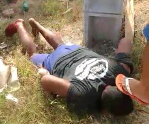 Suspeito de assalto é espancado e tem perna quebrada por moradores em Teresina