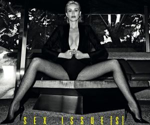 Sharon Stone recria cena clássica de "Instinto selvagem" para capa de revista