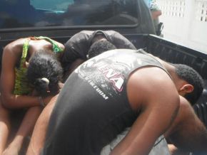 Polícia Militar prende três acusados de furtos em Floriano