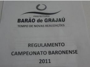 Secretaria de Esporte organiza Campeonato Baronense de Futebol
