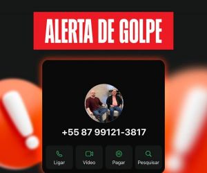 Prefeito de Floriano alerta para golpe com uso de sua foto no WhatsApp