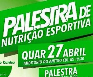 Colasso Fitness realizará Palestra de Nutrição Esportiva em Floriano