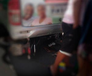 Acidente entre carro e moto deixa homem ferido em Batalha