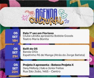 Floriano apresenta Agenda Cultural com atrações para todos os gostos neste fim de semana