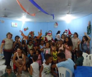 Fraternidade Espírita Allan Kardec realizou festa de Natal para crianças florianenses
