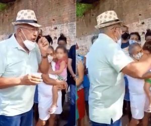 Prefeito de Teresina é flagrado tossindo sem máscara em aglomeração na capital