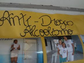 Escola CEEP (Premém) realiza trabalho escolar com tema Anti-drogas e Alcoolismo