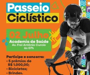 Estão abertas as inscrições para o "Passeio Ciclístico" em Floriano