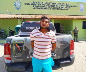 Criminoso foragido da justiça é preso no interior do Piauí